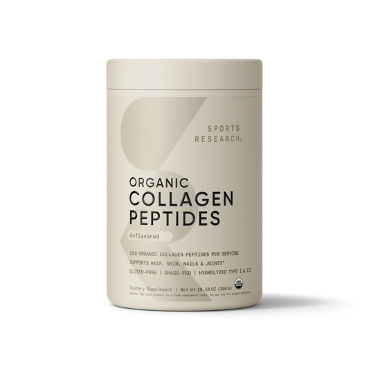 Sports Research - Polvo de proteína de colágeno hidrolizado